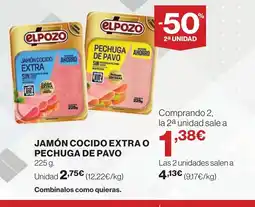 Supercor Jamón cocido extra o pechuga de pavo oferta