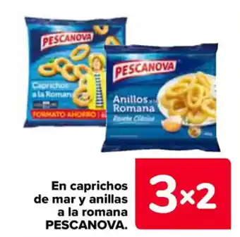 Carrefour PESCANOVA En caprichos de mar y anillas a la romana oferta