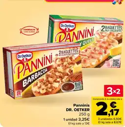 Carrefour DR. OETKER  Panninis oferta