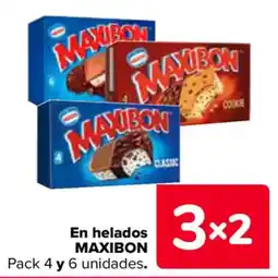 Carrefour MAXIBON En helados oferta