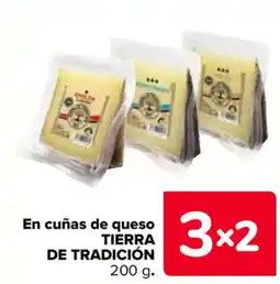 Carrefour En cuñas de queso tierra de tradición oferta