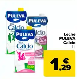 Carrefour PULEVA Leche Calcio oferta