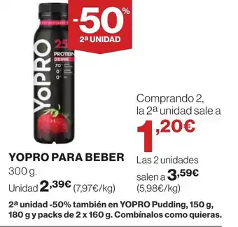 Supercor YOPRO Para beber oferta
