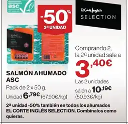 Supercor Salmón ahumado asc oferta