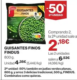 Supercor FINDUS Guisantes finos oferta