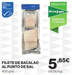 Supercor Filete de bacalao al punto de sal oferta