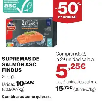 Supercor FINDUS Supremas de salmón asc oferta