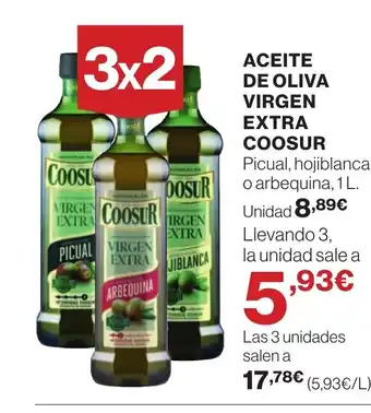 Supercor COOSUR Aceite de oliva virgen extra oferta