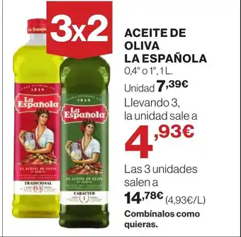 Supercor LA ESPAÑOLA Aceite de oliva oferta