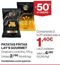 Supercor Patatas fritas lay's gourmet oferta