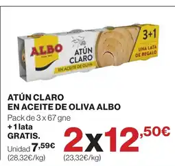 Supercor ALBO Atún claro en aceite de oliva oferta