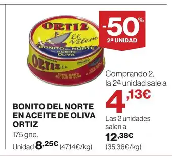 Supercor ORTIZ Bonito del norte en aceite de oliva oferta