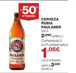 Supercor RUBIA PAULANER Cerveza oferta