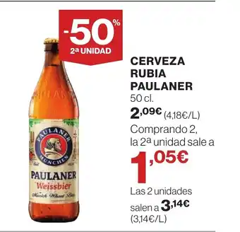 Supercor RUBIA PAULANER Cerveza oferta