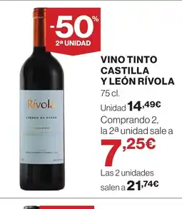 Supercor RÍVOLA Vino tinto castilla y león oferta