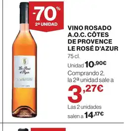 Supercor Vino rosado a.o.c. côtes de provence le rosé d'azur oferta