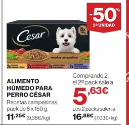 Supercor CÉSAR Alimento húmedo para perro oferta