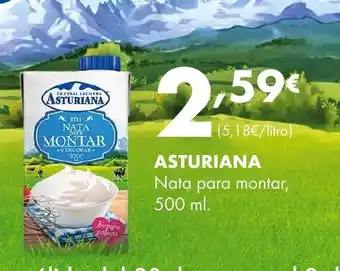 Supermercados Lupa ASTURIANA Nata para montar oferta