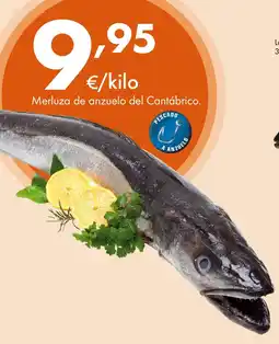 Supermercados Lupa Merluza de anzuelo del Cantábrico. oferta