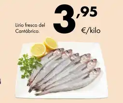 Supermercados Lupa Lirio fresco del Cantábrico oferta