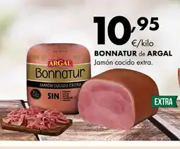 Supermercados Lupa BONNATUR de ARGAL Jamón cocido extra oferta