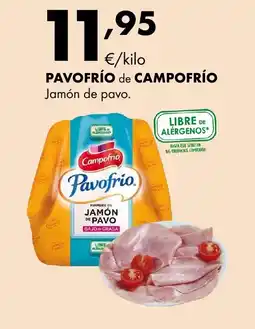 Supermercados Lupa PAVOFRÍO de CAMPOFRÍO Jamón de pavo. oferta