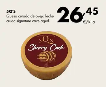 Supermercados Lupa 5Q'S Queso curado de oveja leche cruda signature cave aged oferta