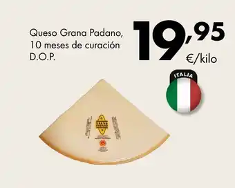 Supermercados Lupa Queso Grana Padano, 10 meses de curación D.O.P. oferta