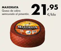 Supermercados Lupa MAXORATA Queso de cabra semicurado al pimentón. oferta