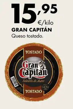 Supermercados Lupa GRAN CAPITÁN Queso tostado oferta