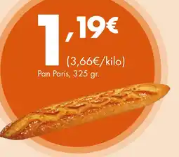 Supermercados Lupa Pan París oferta