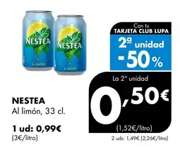 Supermercados Lupa NESTEA Al limón oferta