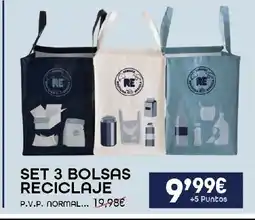 Supermercados Lupa Set 3 bolsas reciclaje oferta