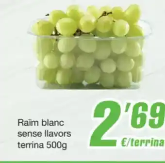 SPAR Fragadis Raïm blanc sense llavors oferta