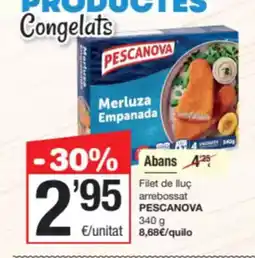 SPAR Fragadis PESCANOVA Filet de lluç arrebossat oferta