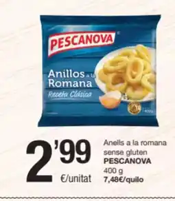 SPAR Fragadis PESCANOVA Anells a la romana sense gluten oferta