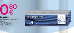 Pepco SUAVECEL pañuelos de papel con 3 oferta