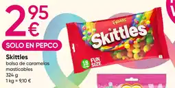 Pepco SKITTLES bolsa de caramelos masticables oferta