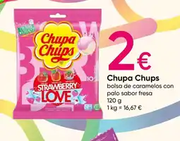 Pepco CHUPA CHUPS bolsa de caramelos con palo sabor fresa oferta