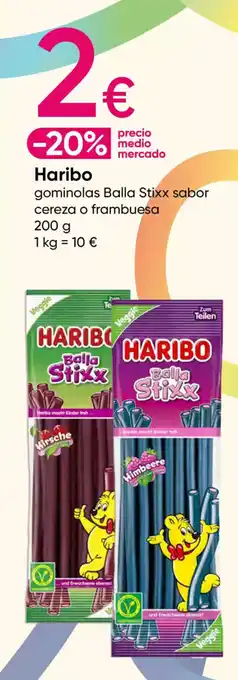 Pepco HARIBO gominolas Balla Stixx sabor oferta