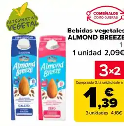 Carrefour ALMOND BREEZE Bebidas vegetales oferta