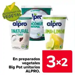 Carrefour ALPRO En preparados vegetales Big Pot unitarios oferta