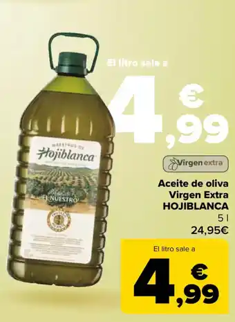 Carrefour HOJIBLANCA Aceite de oliva Virgen Extra oferta