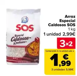 Carrefour SOS Arroz Especial Caldosos oferta