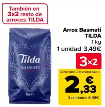 Carrefour TILDA Arroz Basmati oferta