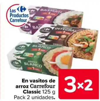 Carrefour En vasitos de arroz Carrefour Classic oferta