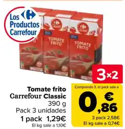 Carrefour Tomate frito Carrefour Classic oferta