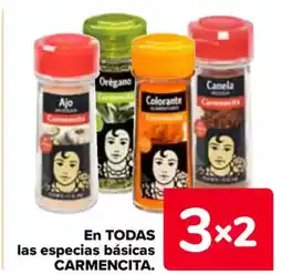 Carrefour CARMENCITA En todas las especias básicas oferta