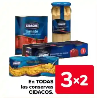 Carrefour CIDACOS En todas las conservas oferta