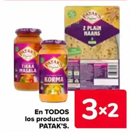 Carrefour PATAK'S En todos los productos oferta